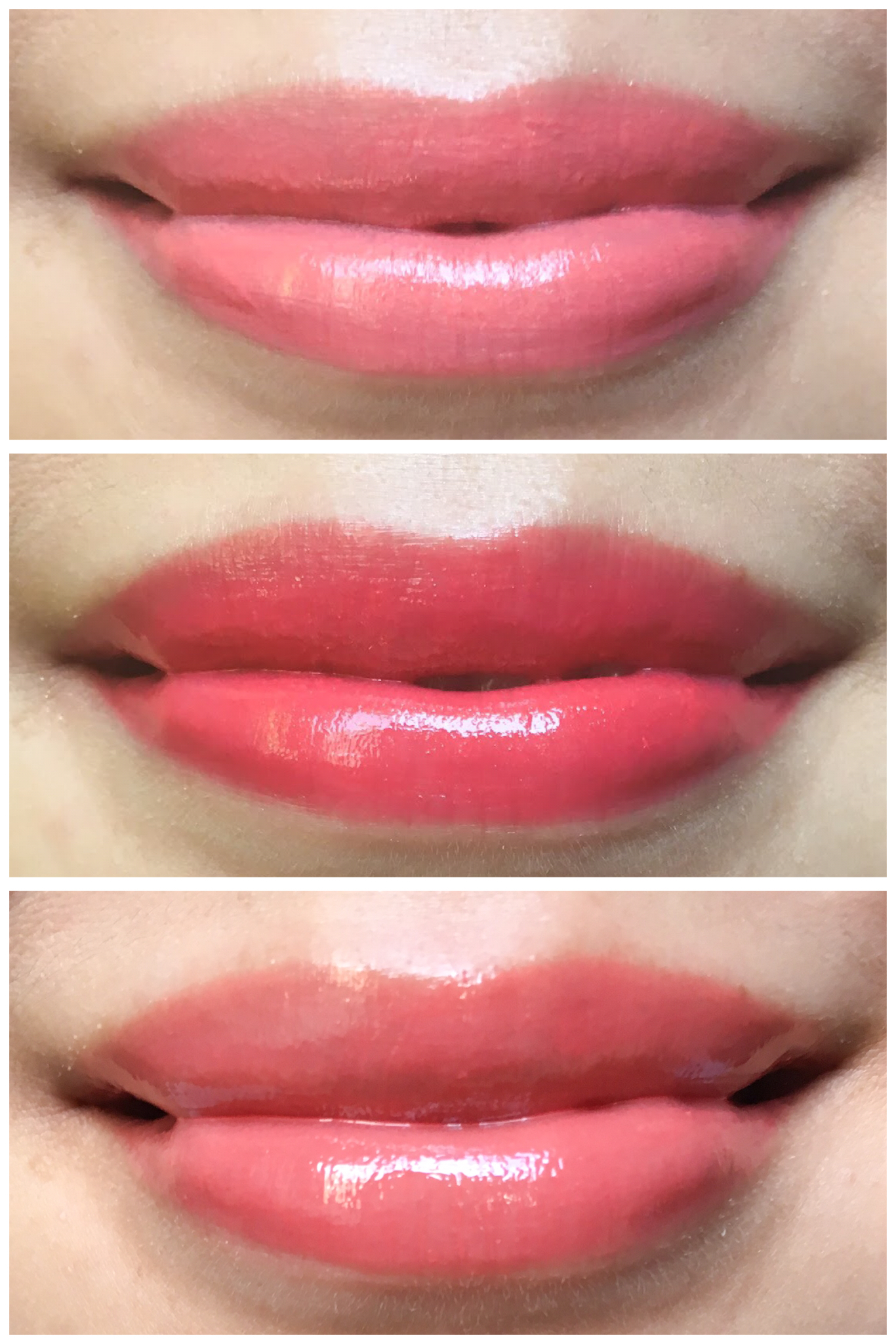 Clay Lipstick in Coral Blossom YSL Rouge Volupte Shine in 12 Coral Incandes...