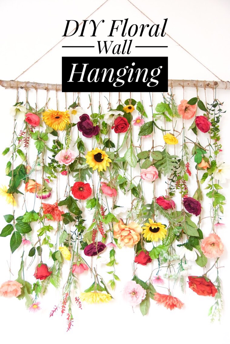 DIY Floral Wall Hanging