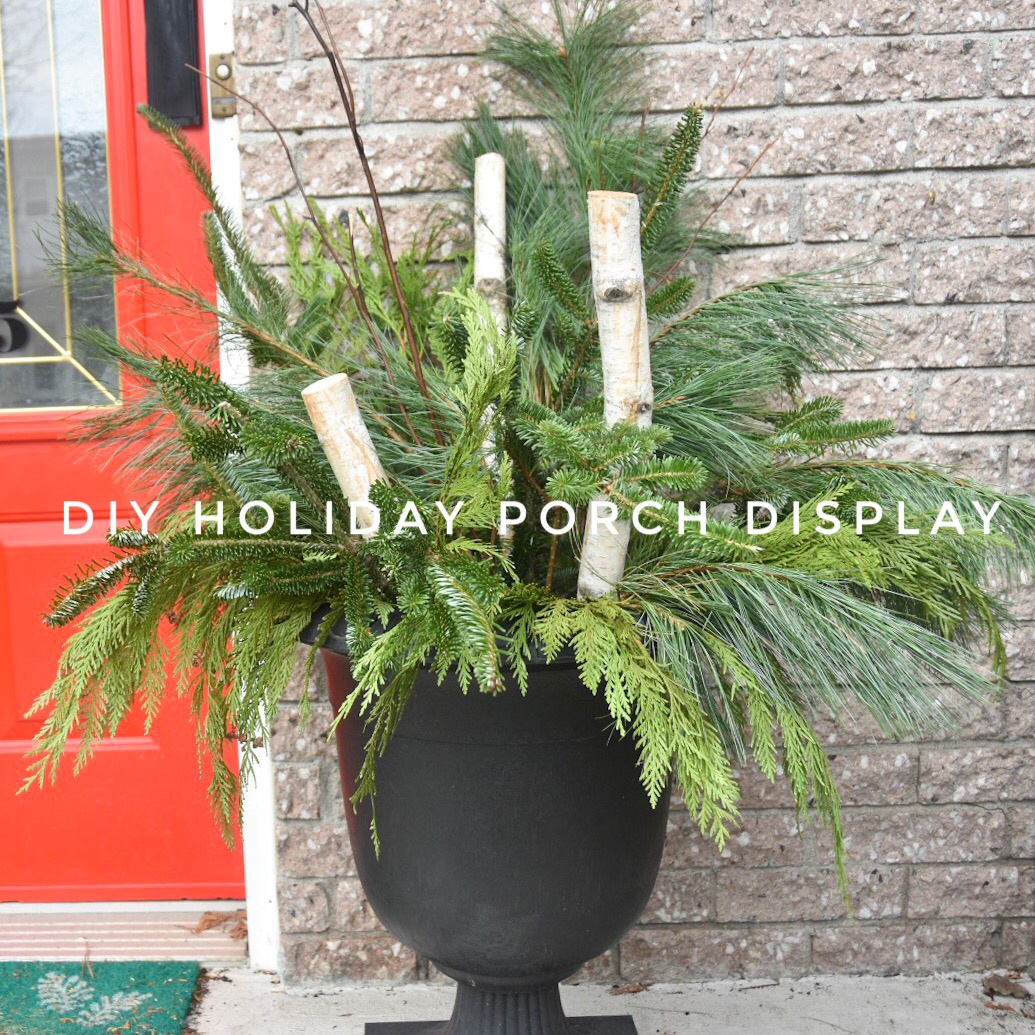 DIY Holiday Planter Arrangement