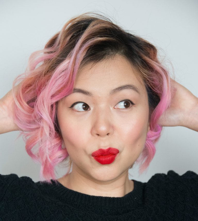 DIY Bleaching & Dyeing Your Hair Pink Eclectic Spark