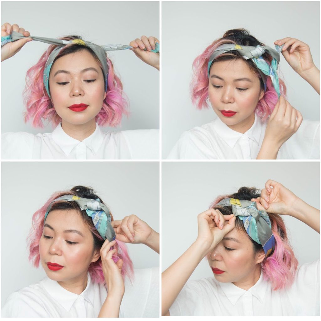 ways to tie headscarves