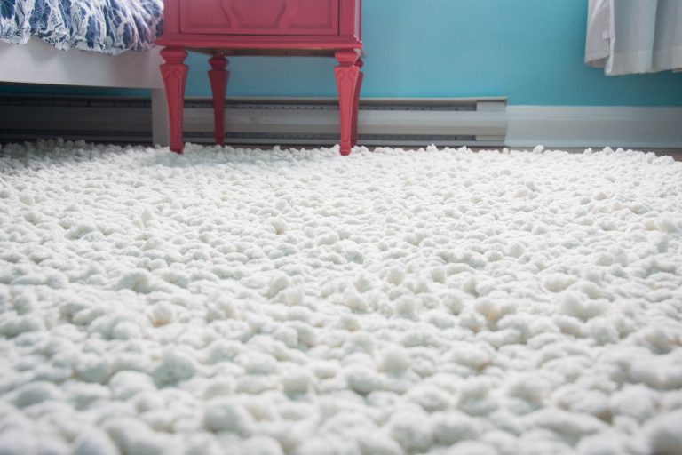DIY Fluffy Area Rug Eclectic Spark
