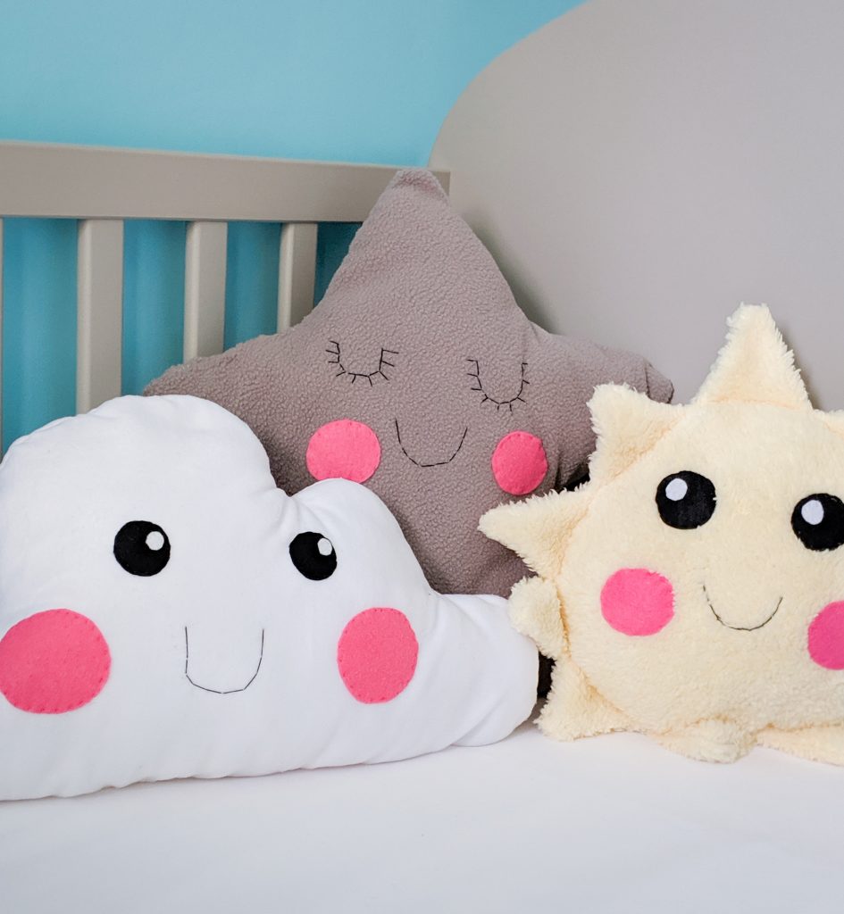 Cute Sun Cloud Plush Pillow, Stuffed Animals Plush