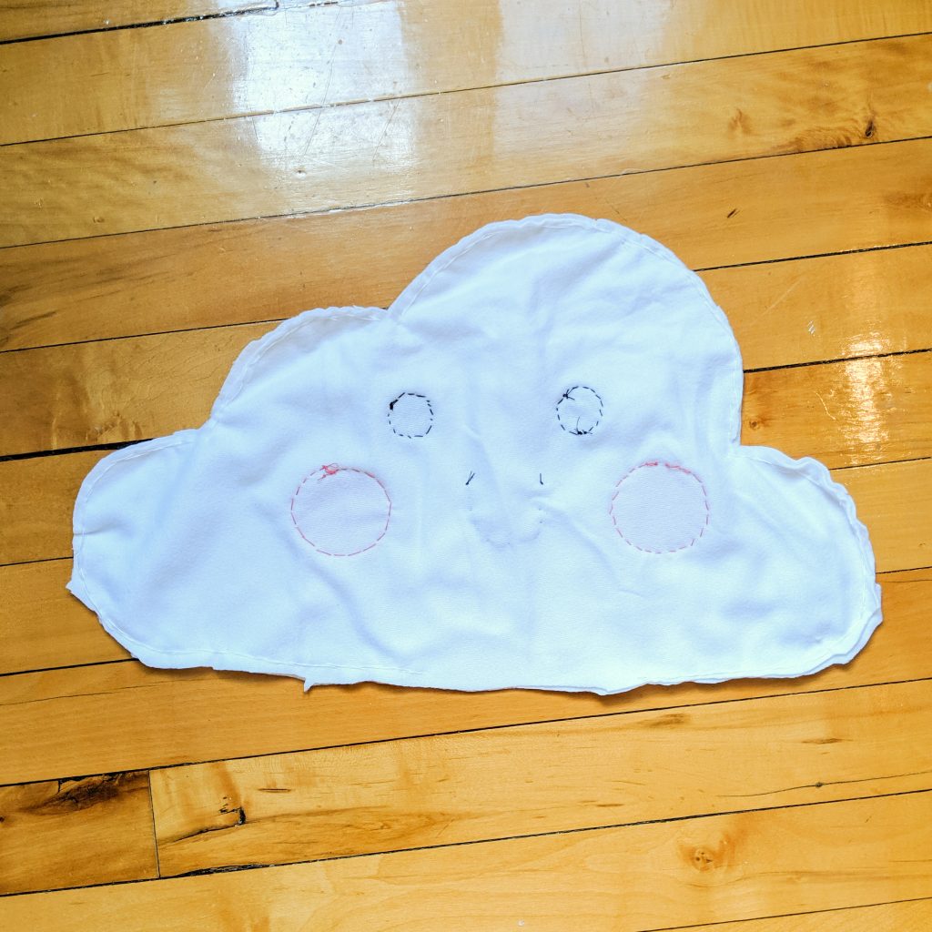 How To Make a Cloud Cushion  DIY Cloys Pillow - Sew A Cloud Cushion 