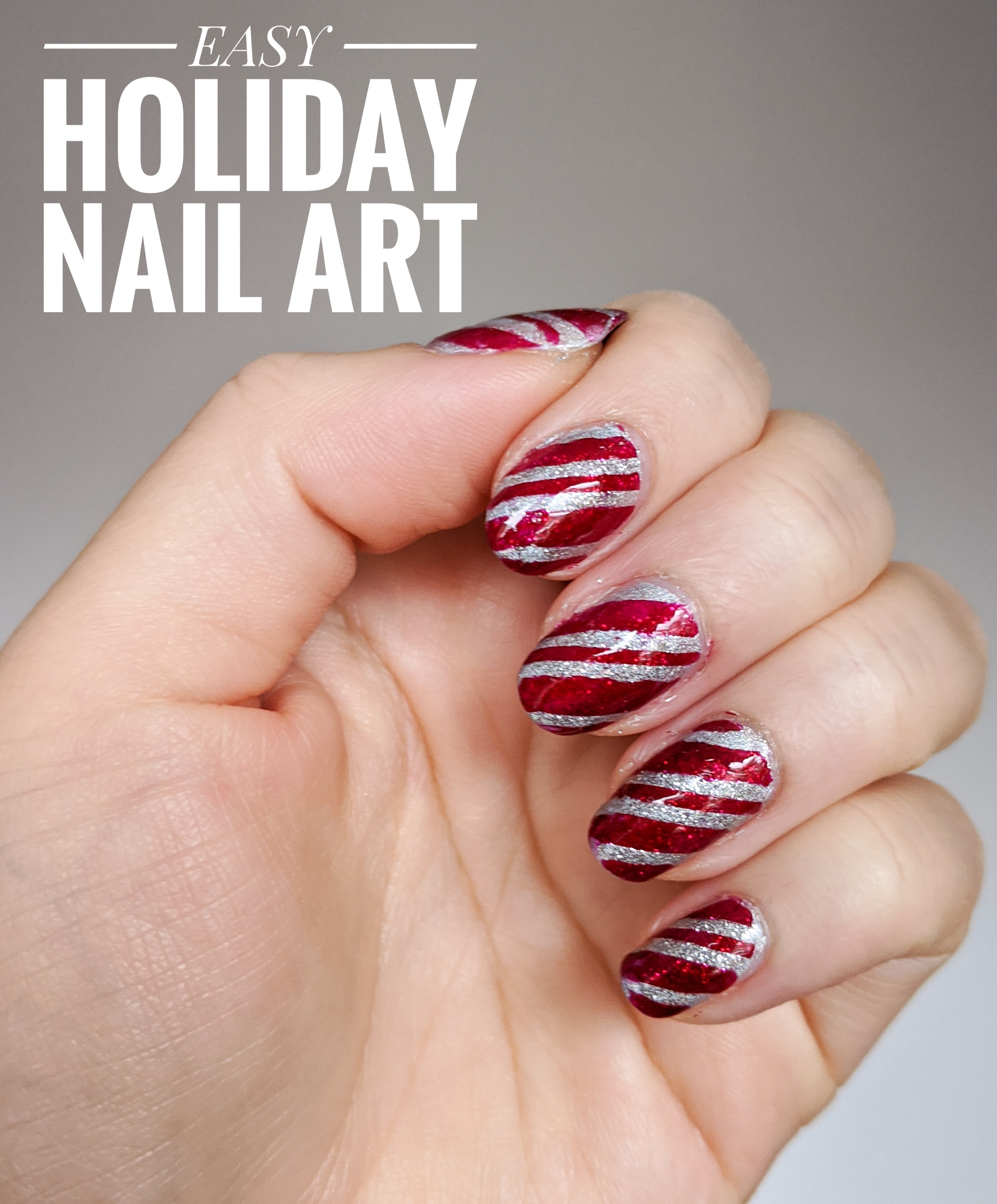Christmas Nail Art For Beginners Using A TOOTHPICK! - YouTube