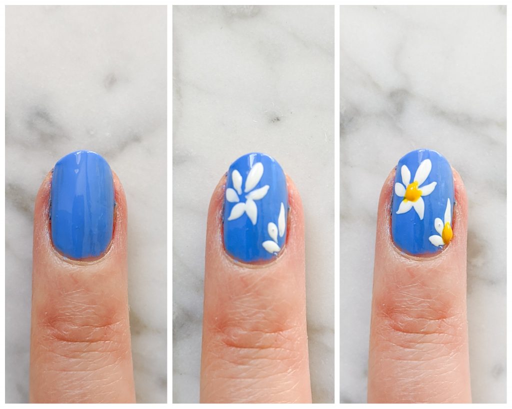 daisy spring nail art mani Montreal beauty fashion lifestyle blog 3