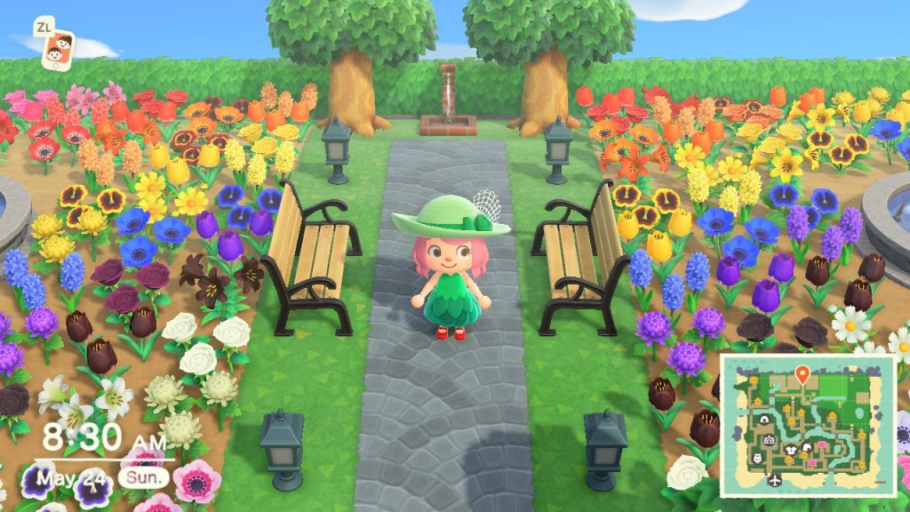 Animal Crossing New Horizons flower breeding Montreal lifestyle fashion beauty blog