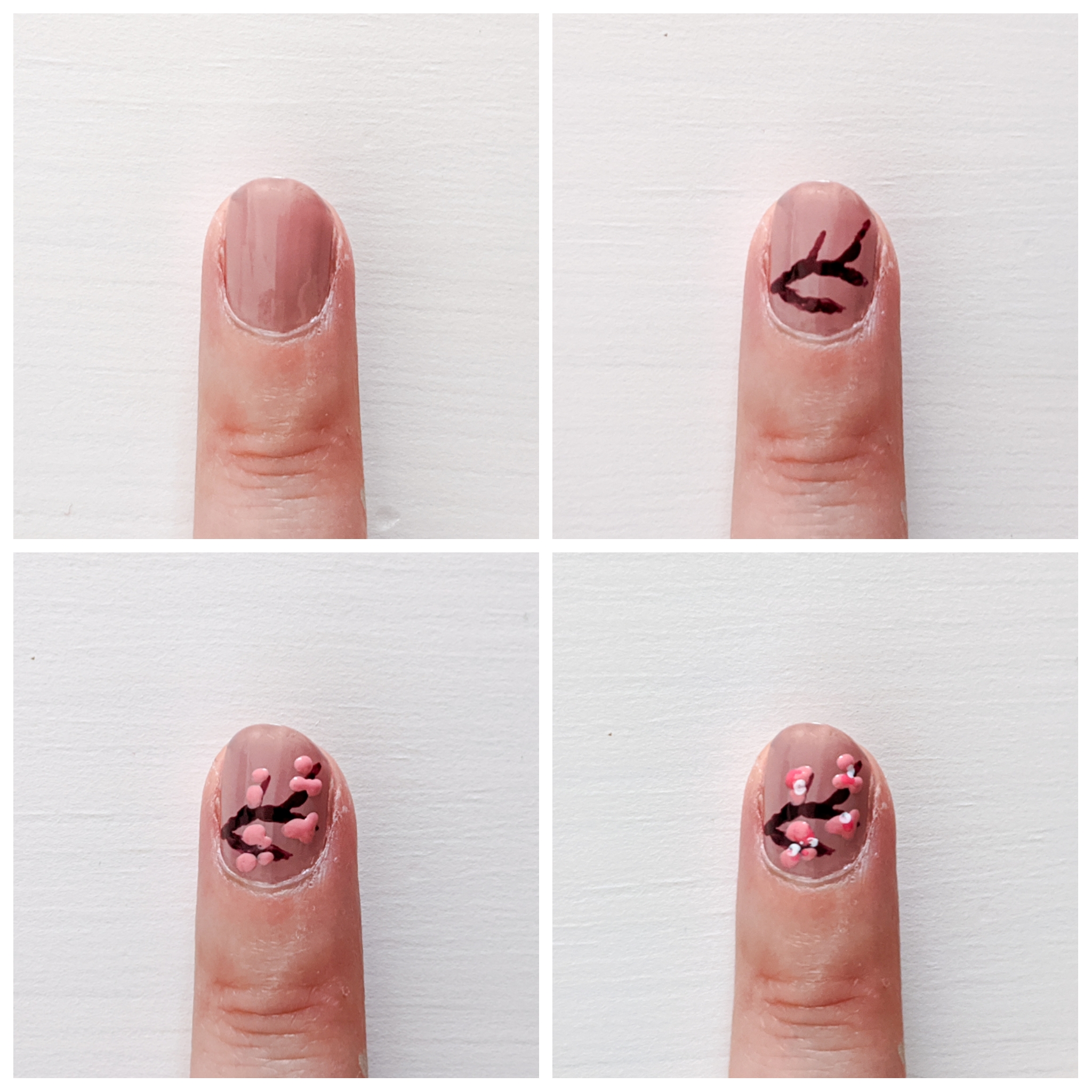 Cherry Blossom Nail Art – Eclectic Spark