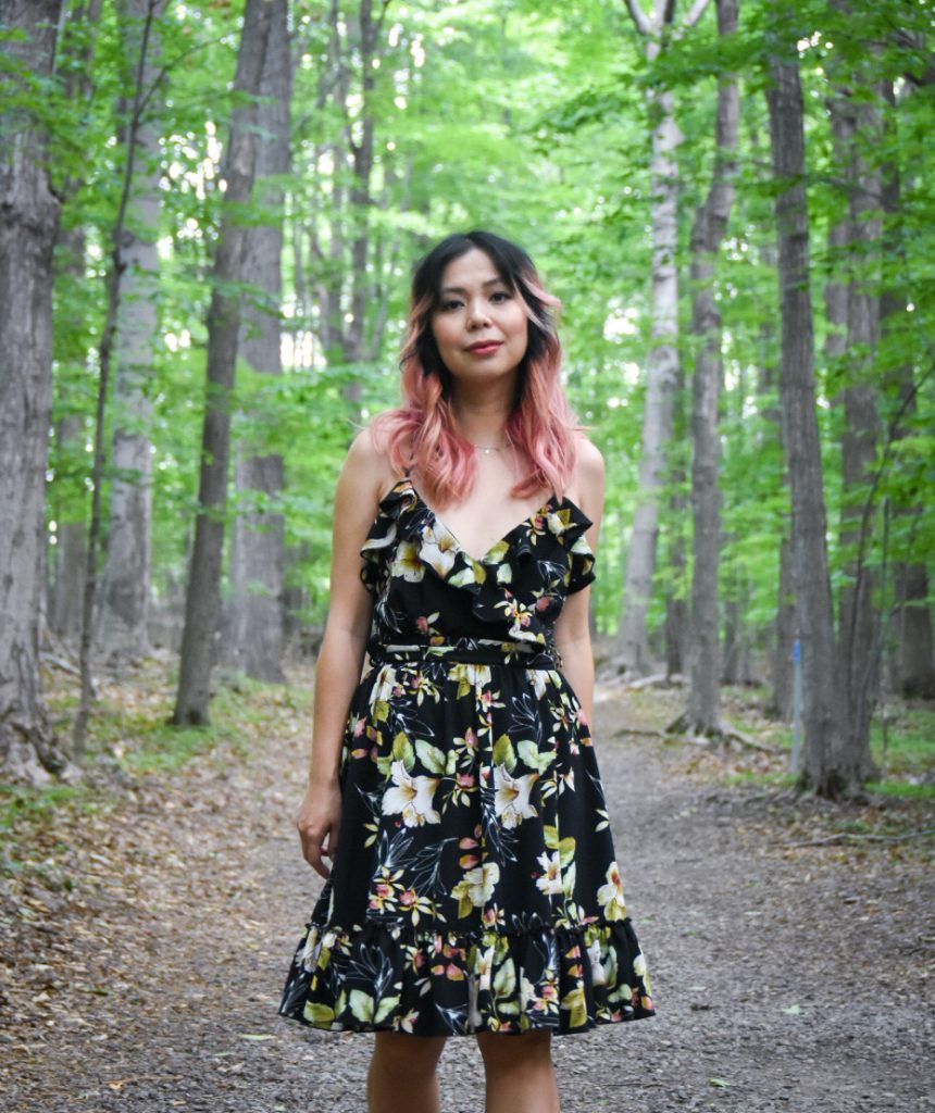 floral dress summer fashion Montreal fashion beauty lifestyle blog 3