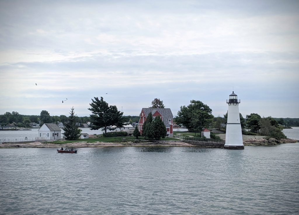 small island with lighthouse 1000 Islands Sandbanks Provincial Park travel Montreal lifestyle fashion beauty blog