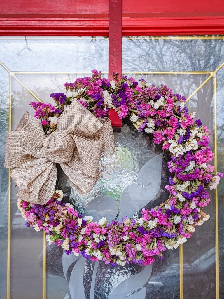 DIY dried floral wreath Montreal lifestyle fashion beauty blog 2