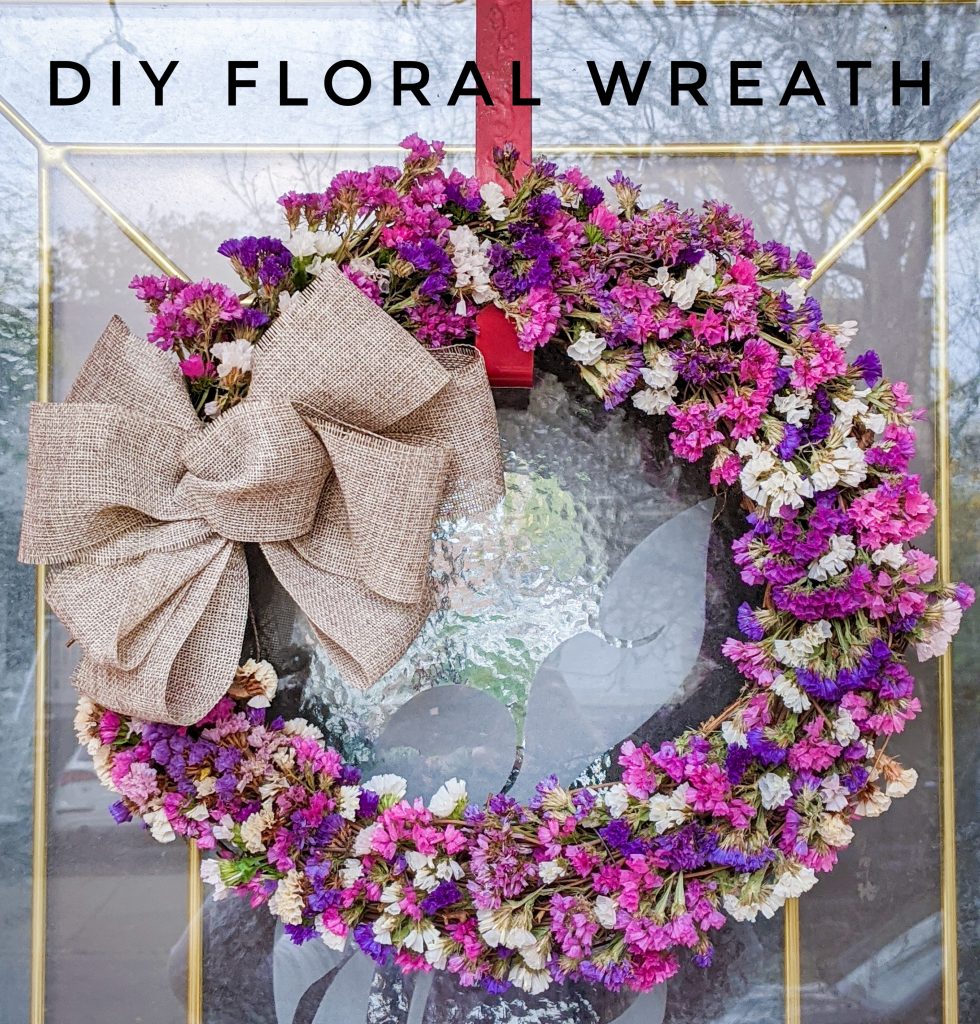 DIY floral wreath Montreal lifestyle fashion beauty blog