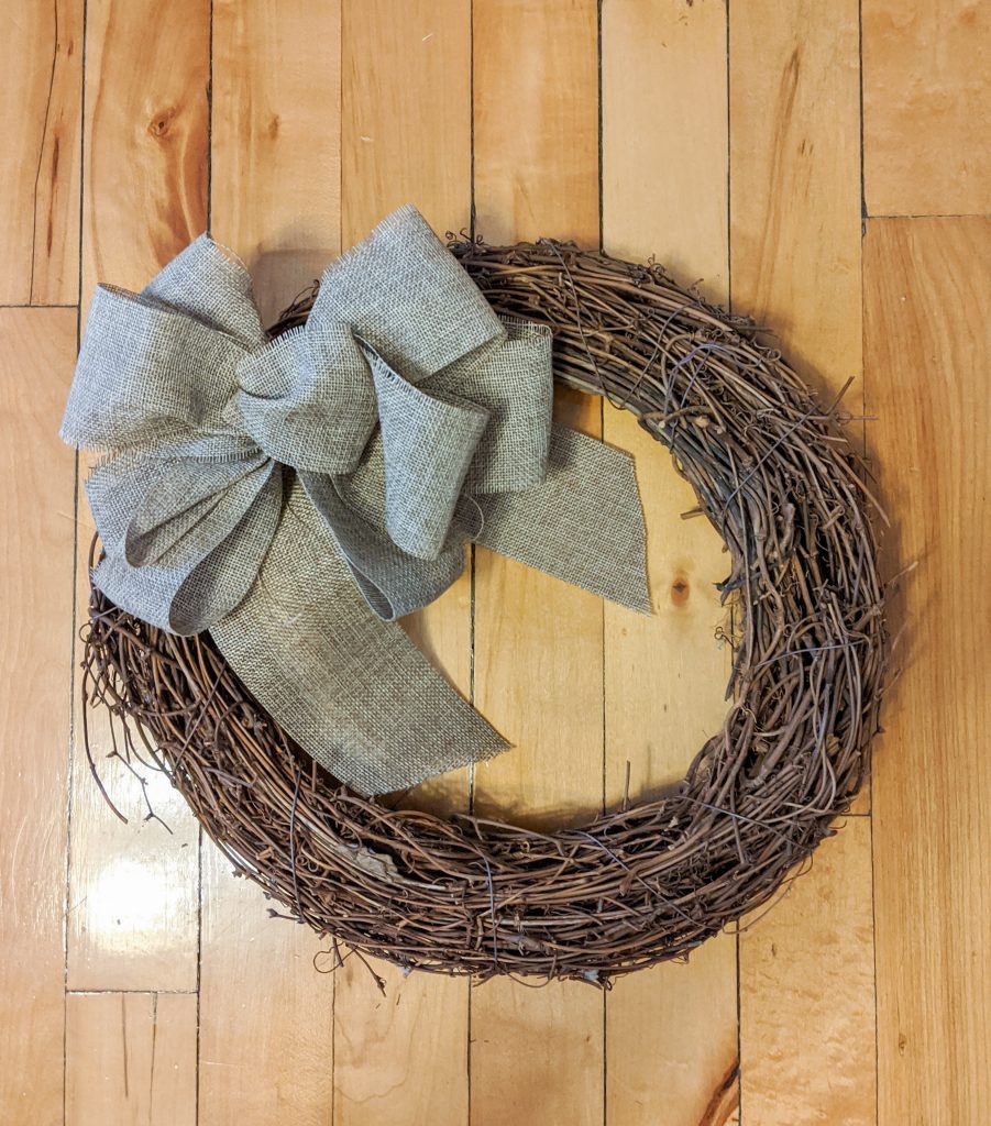 grapevine wreath DIY dried floral wreath Montreal lifestyle fashion beauty blog