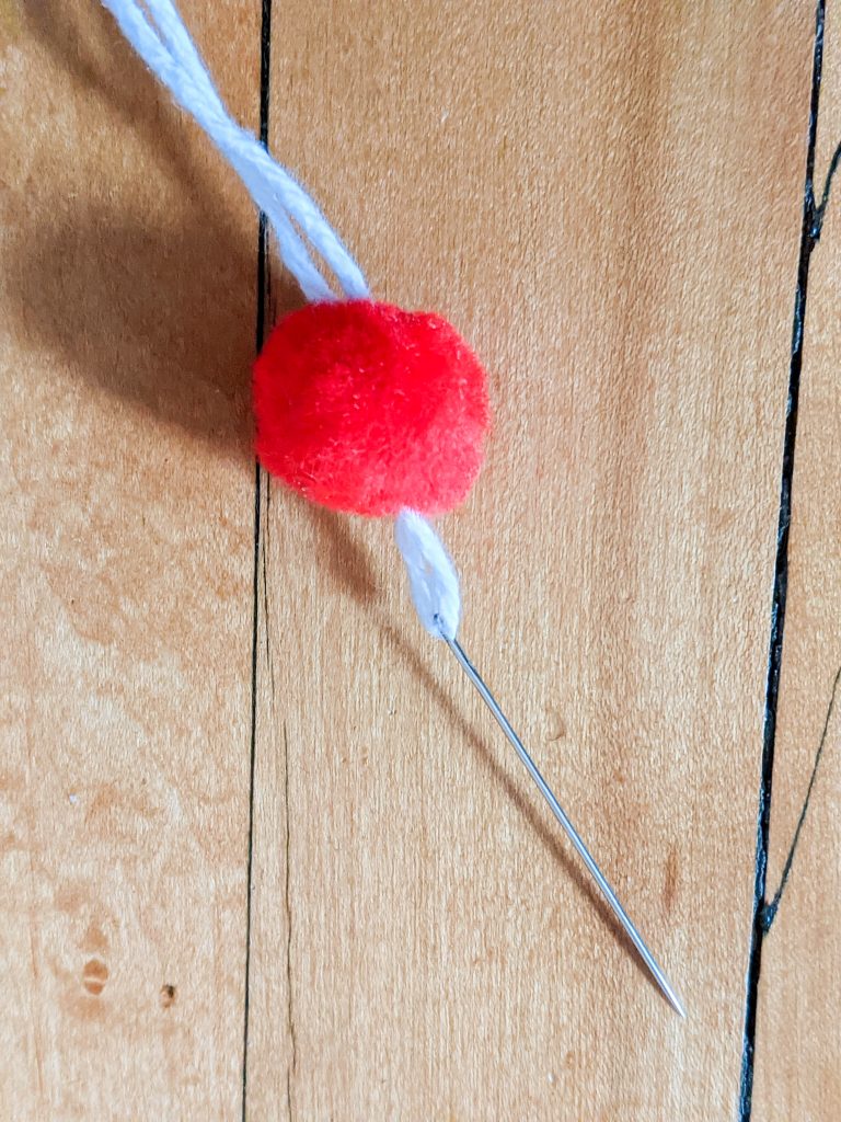 thread through pompom DIY pompom garland Montreal lifestyle fashion beauty blog