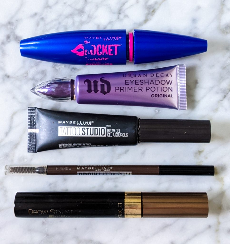 Brow Ultra Slim Defining Pencil L'Oreal Brow Stylist Eyebrow Plumper Tattoo Studio Waterproof Eyebrow Gel Maybelline Volum' Express The Rocket Mascara Urban Decay Eyeshadow Primer Potion