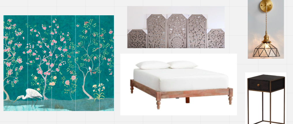 mood board DIY master bedroom remodel makeover Montreal lifestyle fashion beauty blog