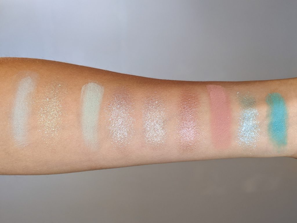 swatch Huda Beauty Pastel Mint Obsessions Montreal beauty fashion lifestyle blog