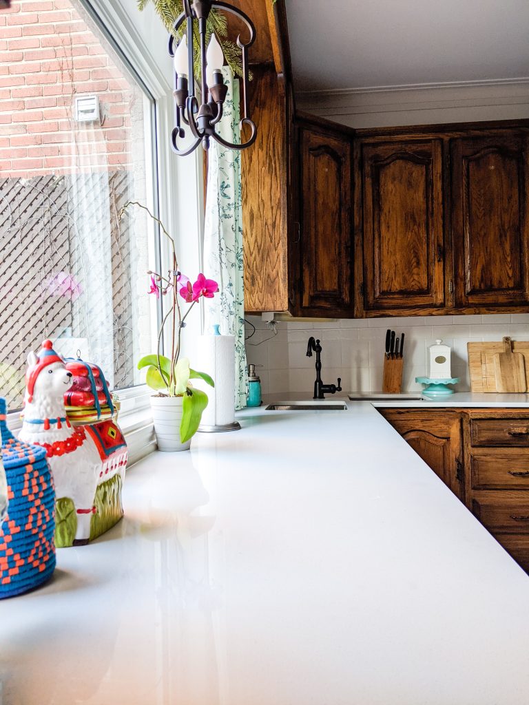 new quartz countertop vintage kitchen remodel Montreal lifestyle fashion beauty blog 3