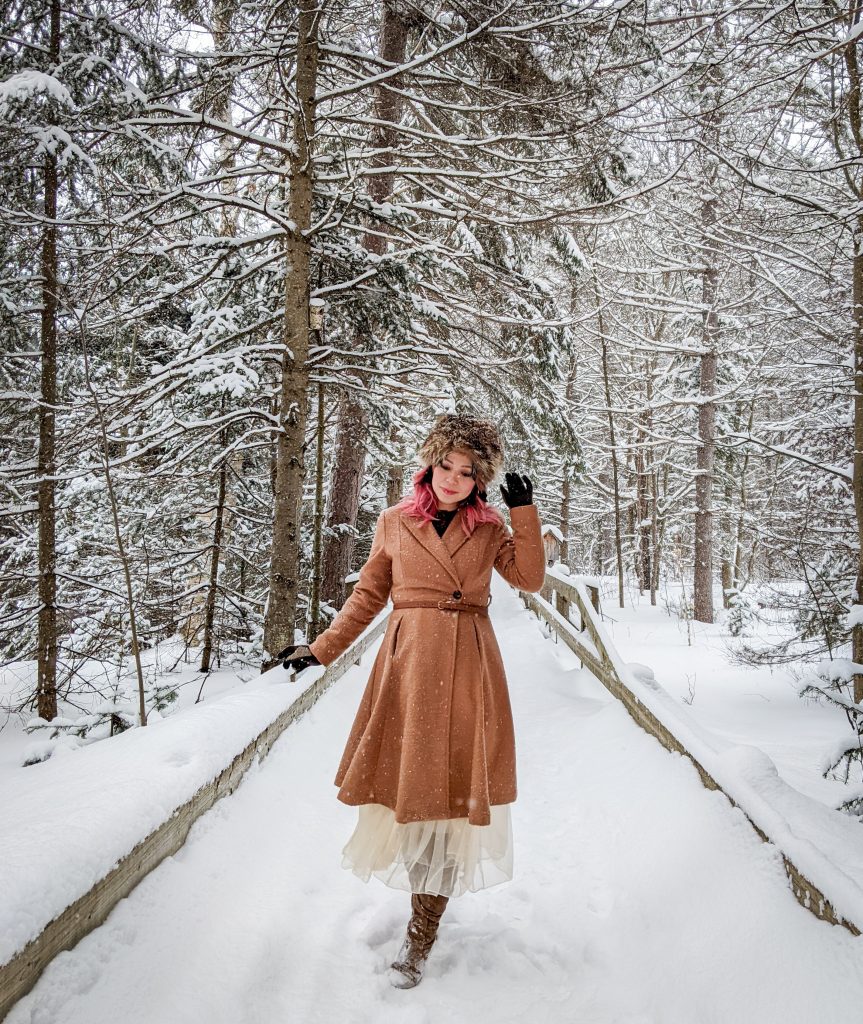 vintage winter fashion Le Baluchon winter vacation Montreal fashion beauty lifestyle blog