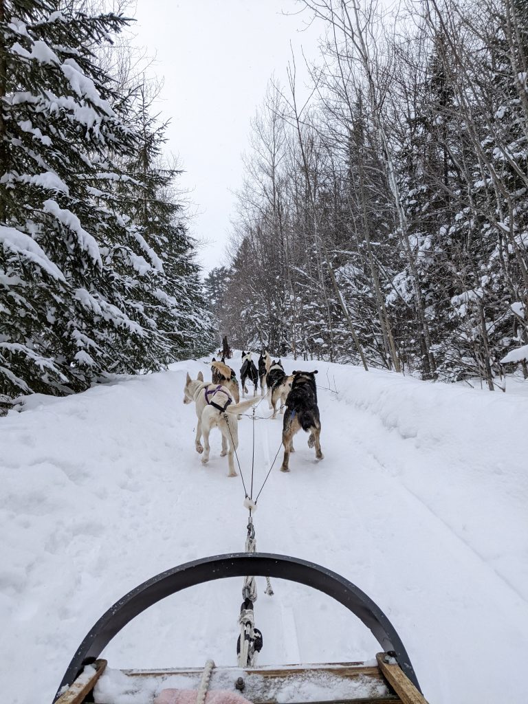 dog sledding Le Baluchon winter vacation Montreal fashion beauty lifestyle blog 4