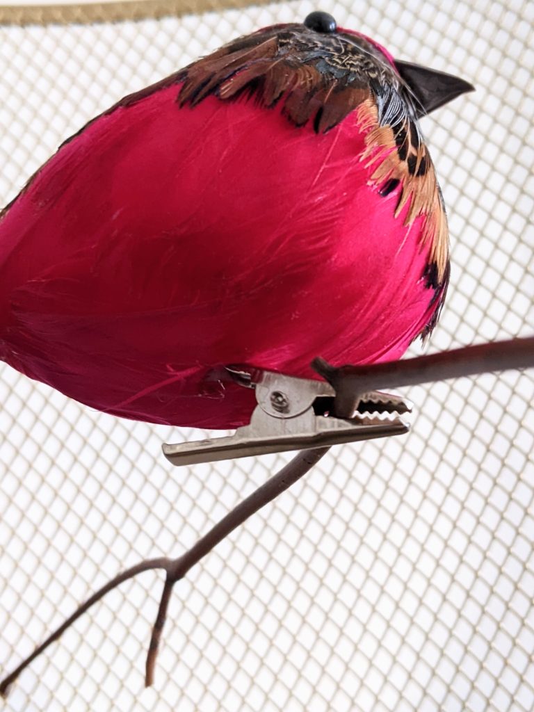 metal clip faux bird DIY birdcage pendant light Montreal lifestyle fashion beauty blog