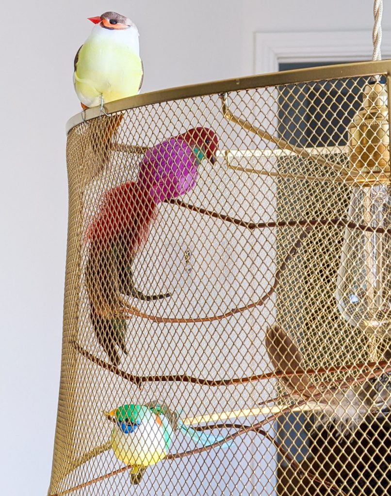 DIY birdcage pendant light Montreal lifestyle fashion beauty blog 5