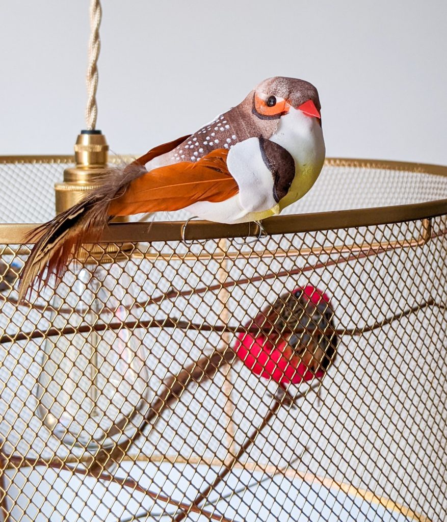 DIY birdcage pendant light Montreal lifestyle fashion beauty blog 3