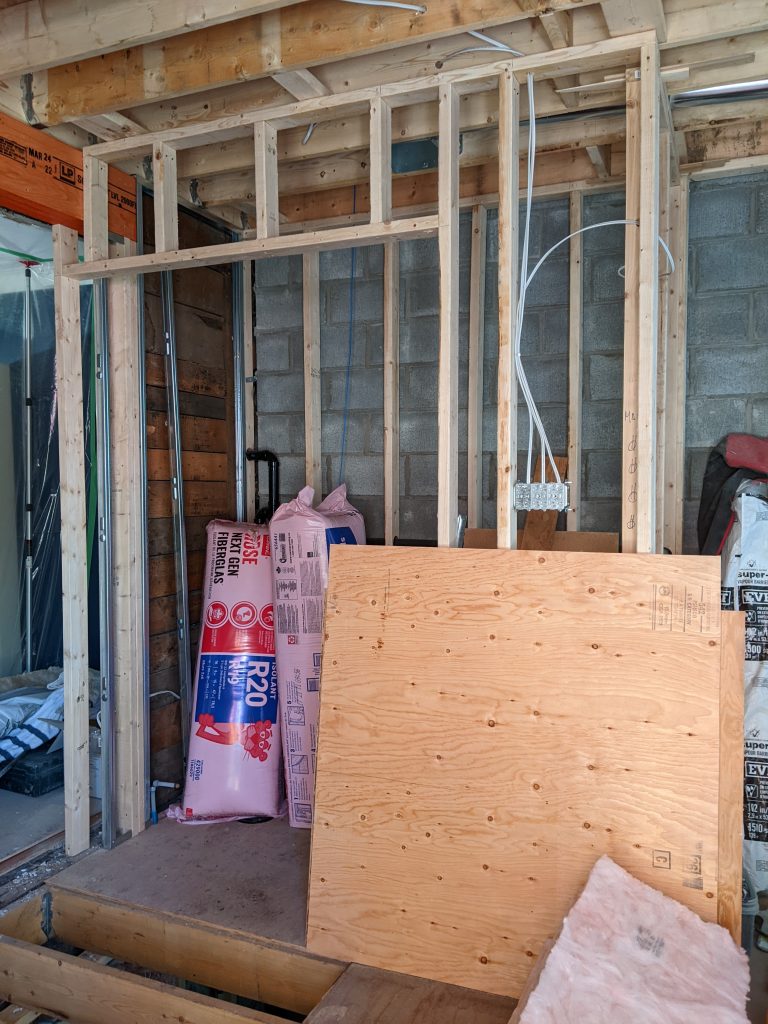 framing for powder room sunroom house extension addition Montreal lifestyle fashion beauty blog 1