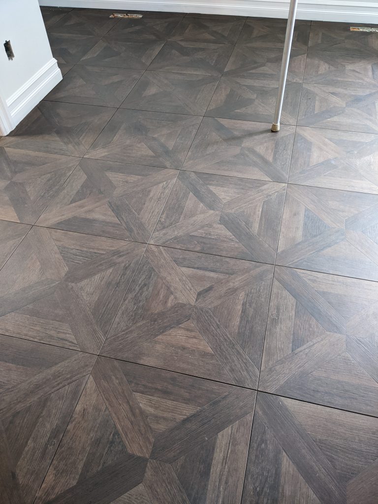 faux parquet hardwood tile sunroom house extension addition Montreal lifestyle fashion beauty blog 1