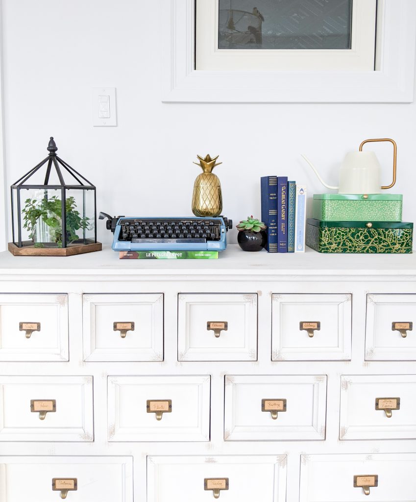apothecary chest sunroom office Montreal lifestyle fashion beauty blog