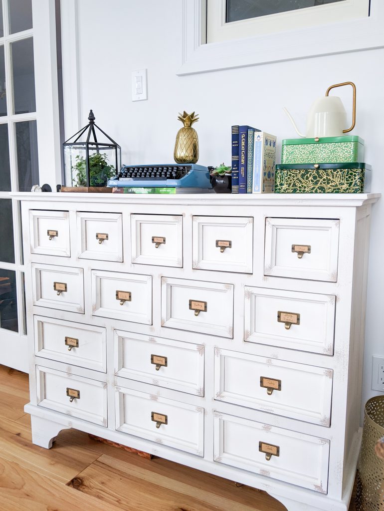 apothecary chest sunroom office Montreal lifestyle fashion beauty blog 2