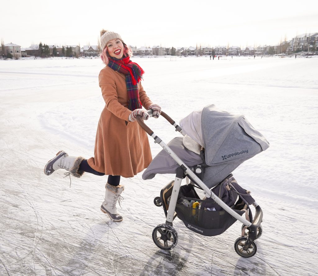 Uppababy cruz 2024 in snow