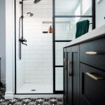 after black and white vintage retro basement bathroom laundry room makeover renovation remodel Montreal lifestyle fashion beauty blog 1