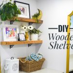 DIY wood shelves from old exterior of house Montreal lifestyle blog