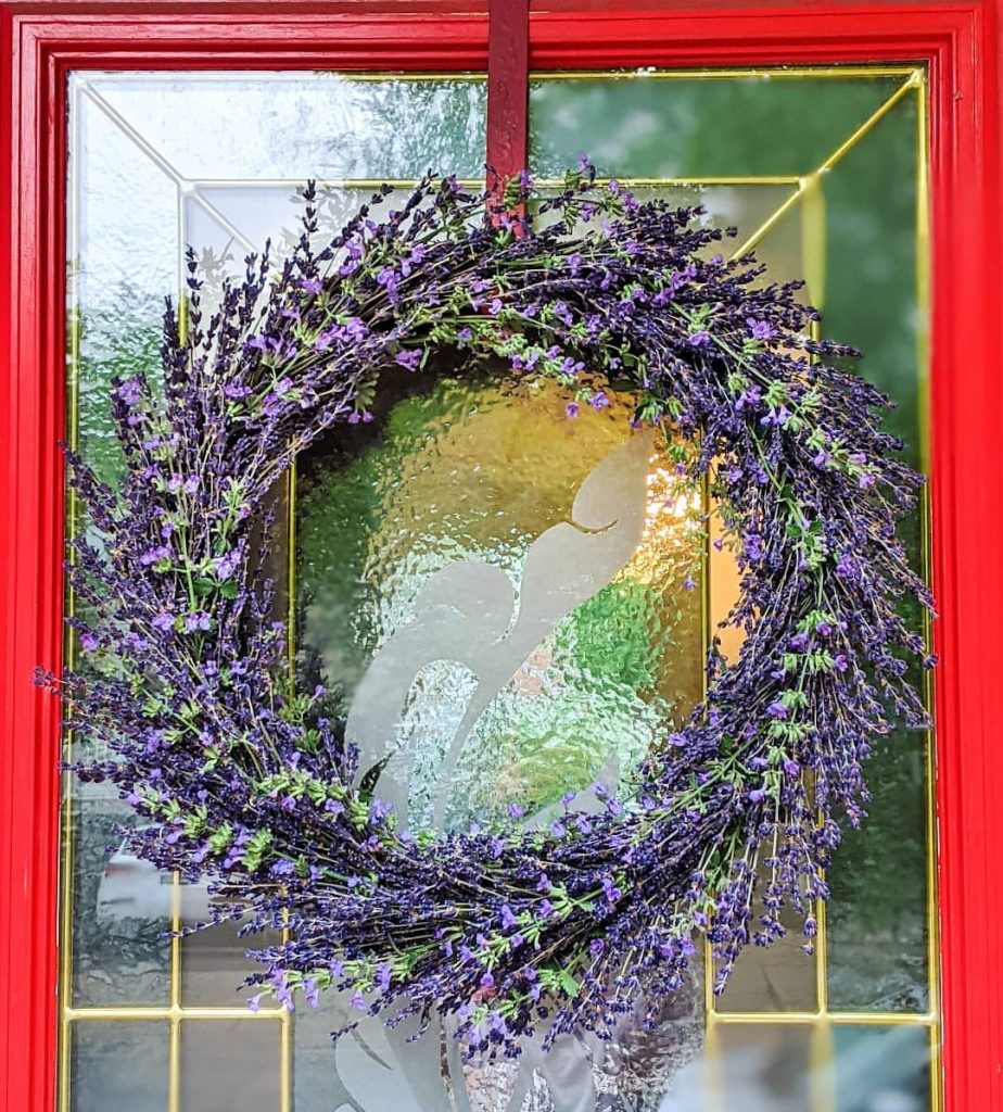 lavender wreath DIY amateur floristry Montreal florist